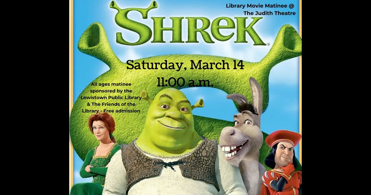 Shrek Library Library Movie Matinee - Shrek