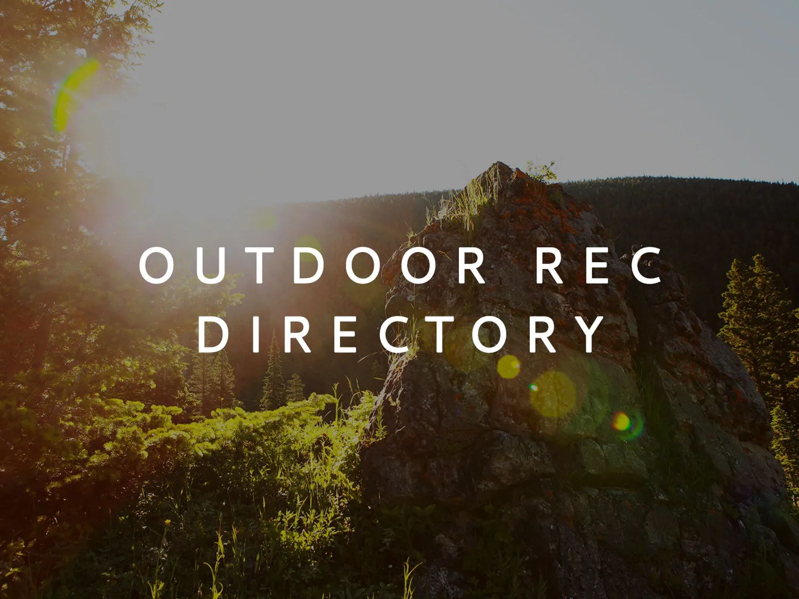 Outdoor Recreation Directory