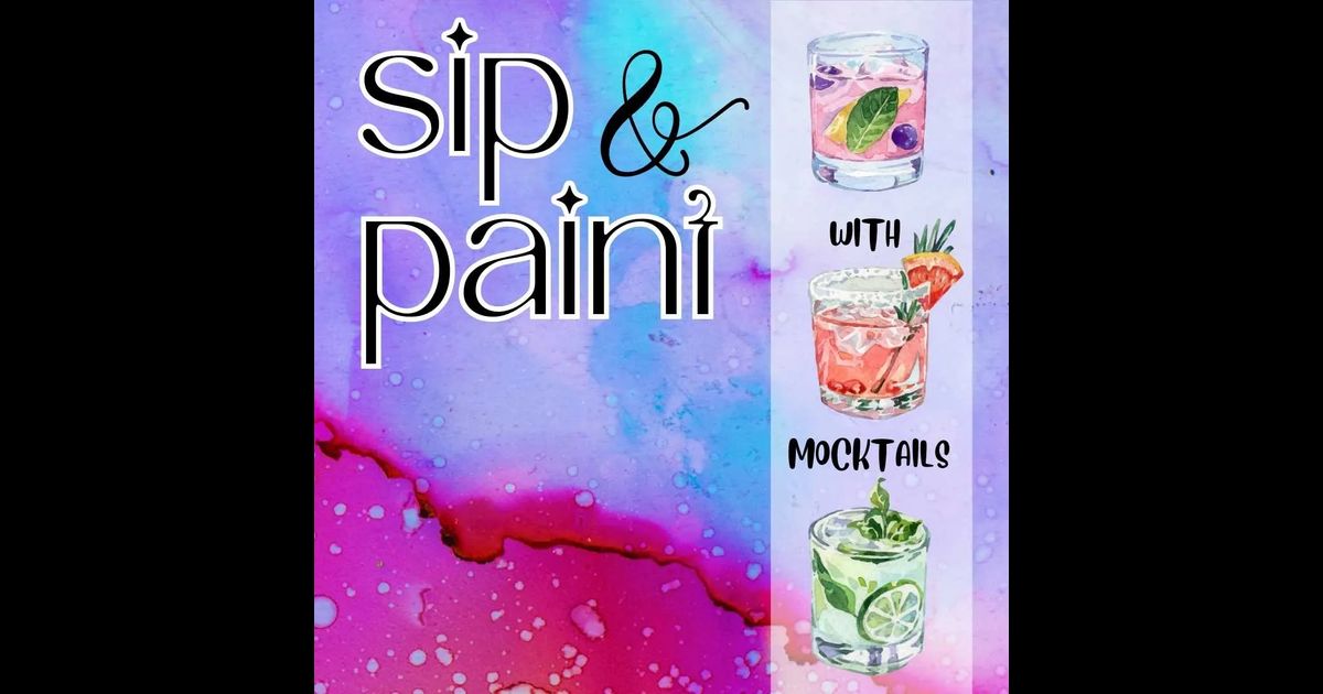 Sip & Paint at the Library
