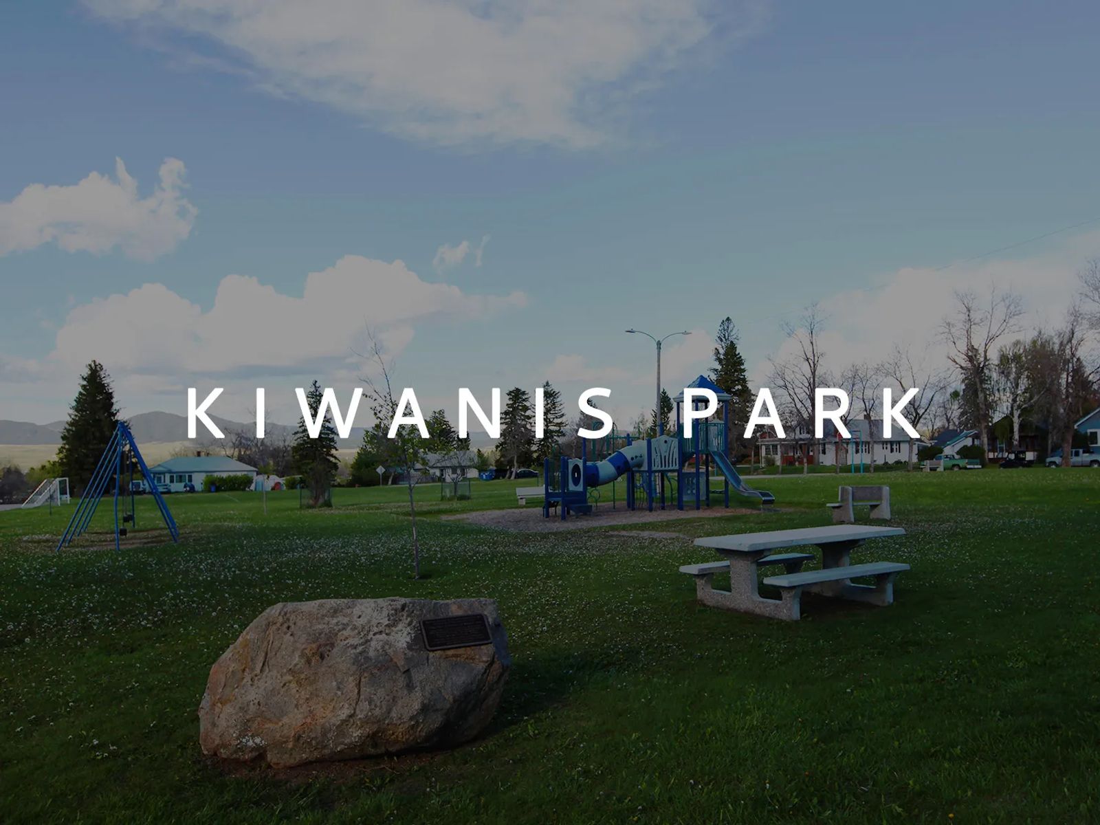 Kiwanis Park in Lewistown Montana