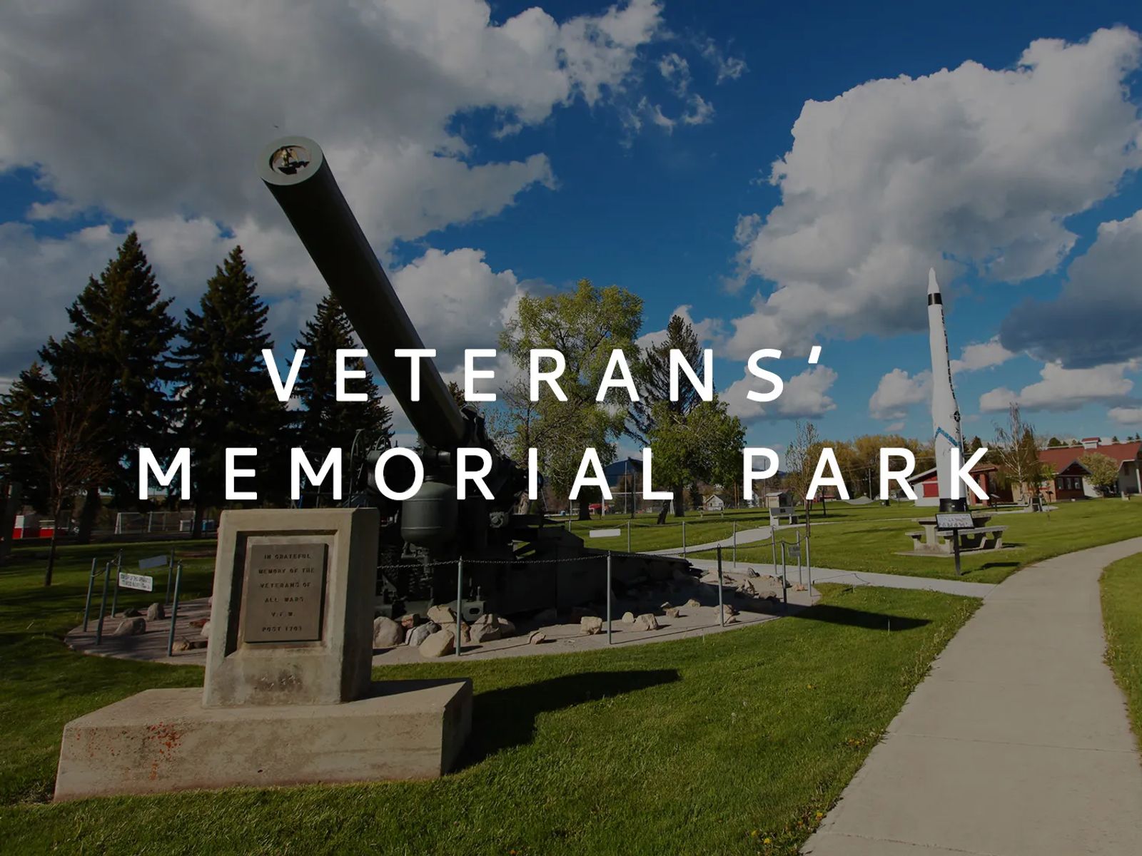 Veterans Park in Lewistown Montana